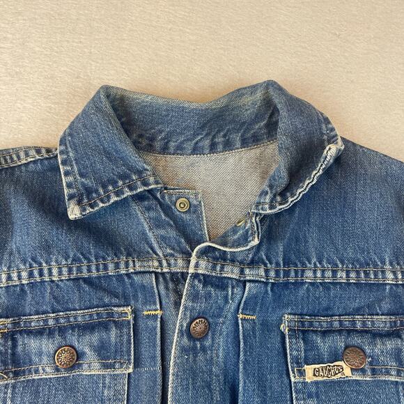 Vintage Gauchos Denim Jean Jacket Mens Sz 38 (Chest) Selvedge - Picture 6 of 10